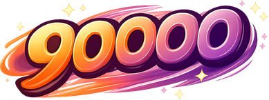90000 ব্র্যান্ডের লোগো